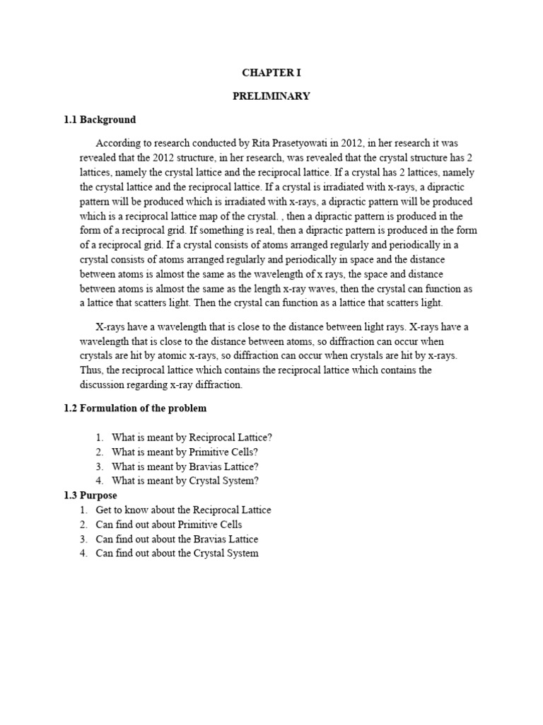 Understanding Reciprocal Lattice Concepts | PDF