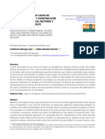 Judicialización de Los Casos de Violencia de Género Y Construcción Del Sentido de Justicia: Factores Y Agentes Institucionales Intervinientes