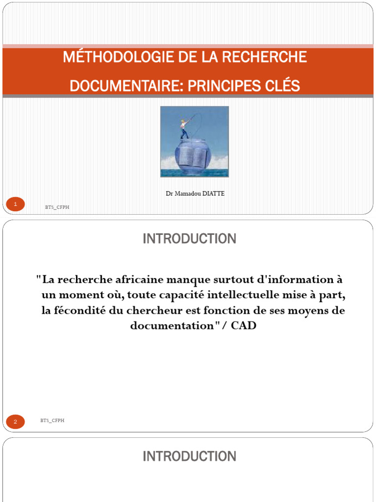 Méthodologie de la Recherche Documentaire | PDF | Recherche d ...