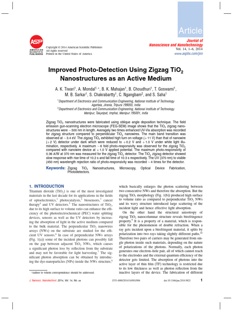 Journals | PDF | Photovoltaics | Solar Panel