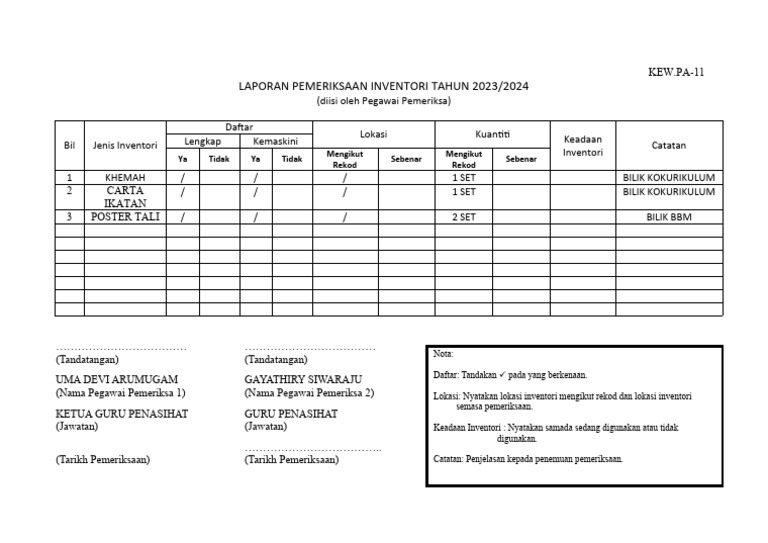 2.23 Stok Dan Inventori | PDF