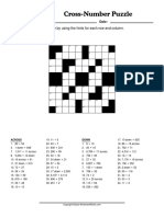 WorksheetWorks CrossNumber Puzzle 1 (1)