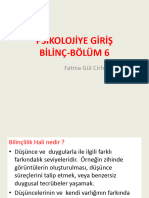 Psi̇koloji̇ye Gi̇ri̇ş Bölüm 6-Bi̇li̇nç - 5