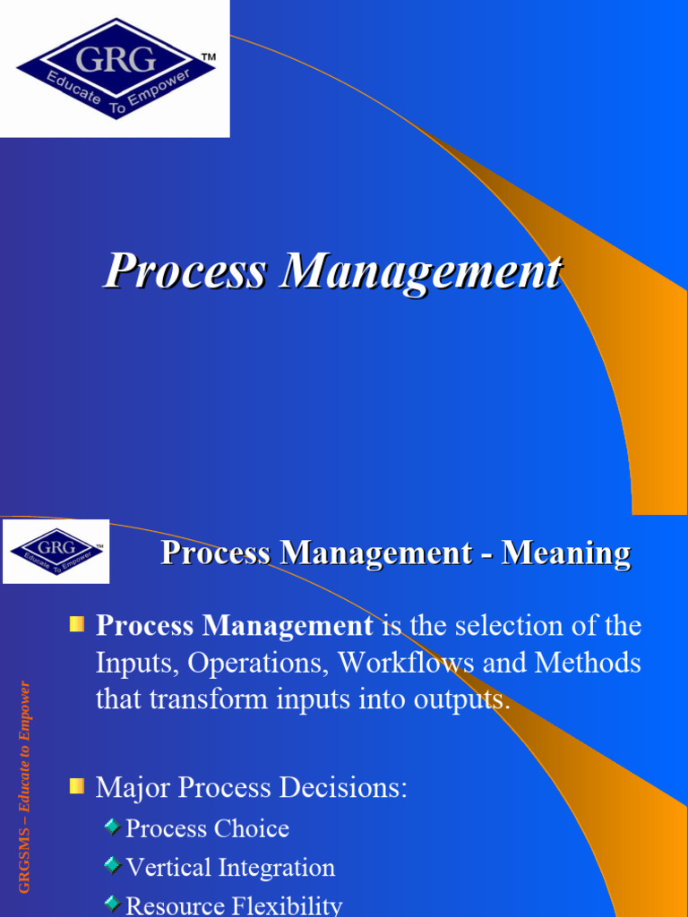 Process Management Essentials | PDF | Business Process Management ...