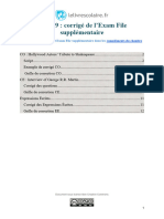 Correction Exam File Supplémentaire - CH9