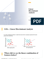 Linear Discriminant Analysis: Predictive Modelling - Week3