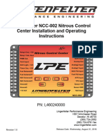 Lingenfelter NCC-002 Nitrous Control Center Installation and Operating Instructions