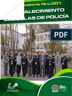 Convocatoria n.001 Fortalecimiento Escuelas de Policial