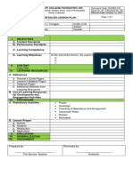 FM Bee 010 Semi Detailed Lesson Plan