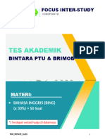 3. AKADEMIK - BHS. INGGRIS BINTARA PTU + BRIMOB 2022-