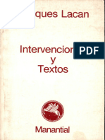 Intervenciones y Textos