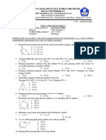 Soal Ujian Kelas 8 MATEMATIKA