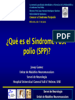 sindrome post polio