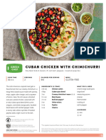 Cuban Chicken With Chimichurri