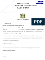 Money Bond Receipt PDF Download