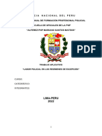 Labor Policial en Los Regímenes de Excepción Eo PNP Trabajo Derechos Humanos