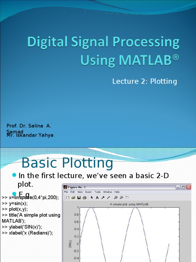 Dsp Using Matlab® 2 Sine Trigonometric Functions