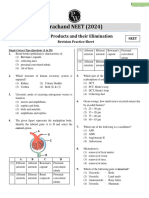 Excretory Products and Their Elimination _ Practice Sheet __ Prachand NEET 2024