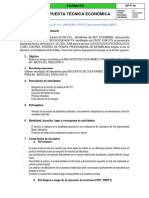 OP-F-19 Propuesta Técnica Económica de Servicio Tecnológico 132