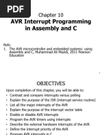 MPS - Ch10 - AVR - Interrupt Programming in Assembly and C