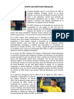 Biografía de Cristiano Ronaldo