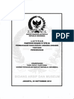 Laporan Pimpinan Pada Paripurna DPR 29 September 2014