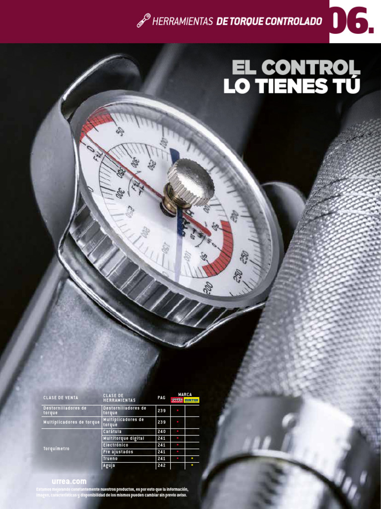 Herramientas de Torque Controlado | PDF | Ingeniería mecánica | Sector ...