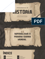 Copia de Presentación de Historia Proyecto Trabajo Papel Antiguo Vintage Marrón y Beige