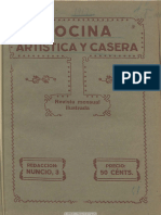 Cocina Artística y Casera - Nº 01 - 20-03-1917