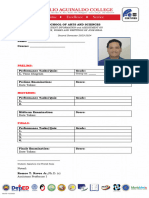 Information and Assestment Sheet