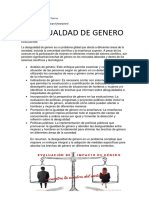 DESIGUALDAD de GENERO Evaluacion y Reflexion