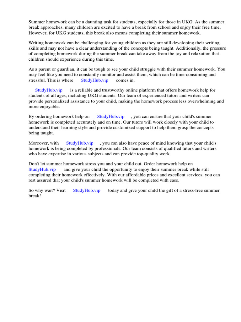 Ukg summer homework pdf worksheet crossword