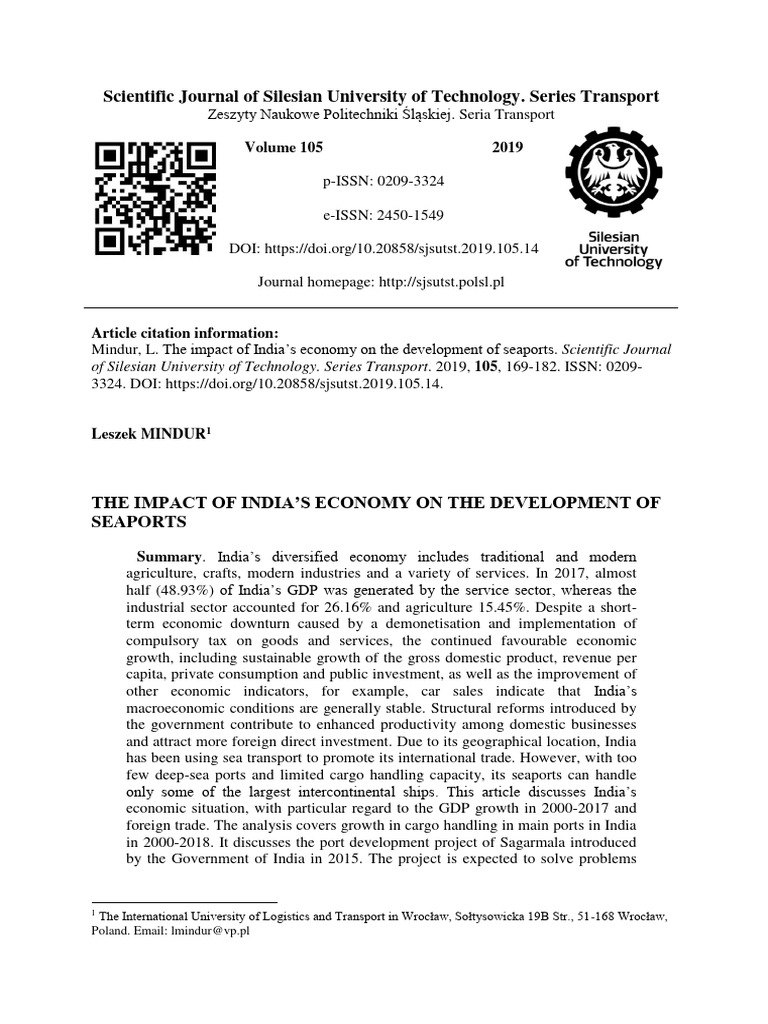 The Impact of Indias Economy On The Development o | PDF | Gross ...