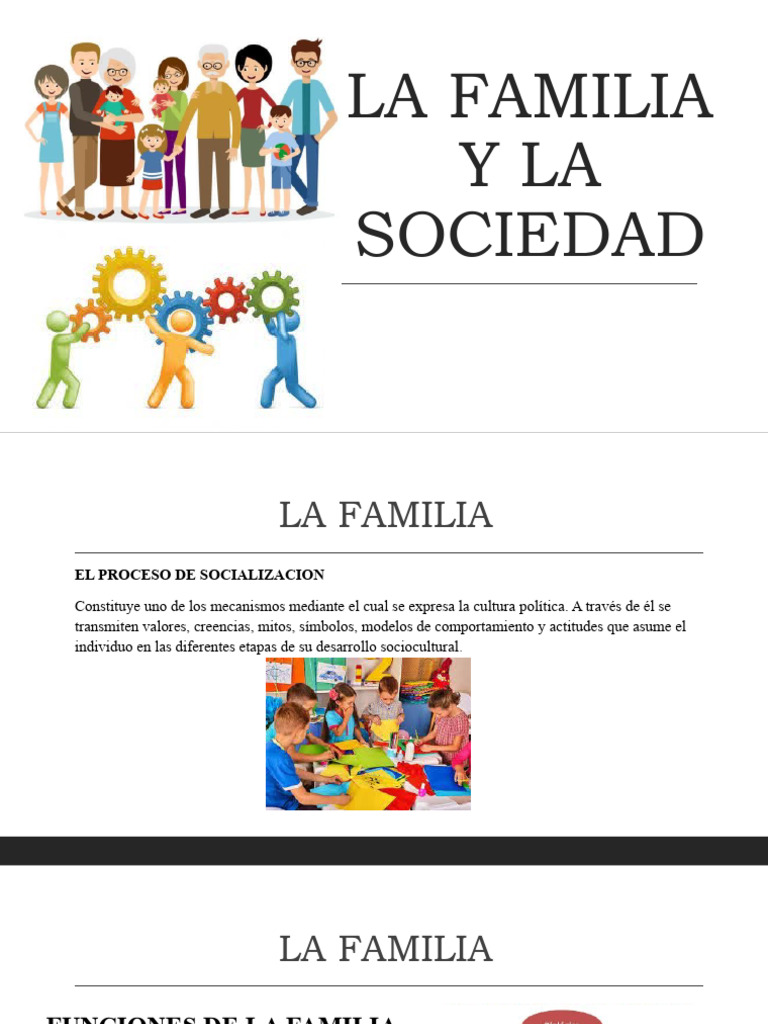 La Familia: Funciones y Tipos en Sociedad | PDF | Familia | Matrimonio
