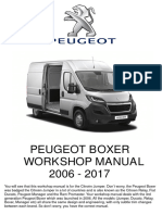 Peugeot Boxer 2 Workshop Repair Manual 2006 2017