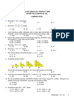 Latihan Soal Ujian Sekolah Matematika