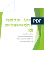 Impact of Anti-Dumping