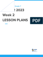 7 - Life Orientation - TERM - 2 - Week 2 - Lesson Plans