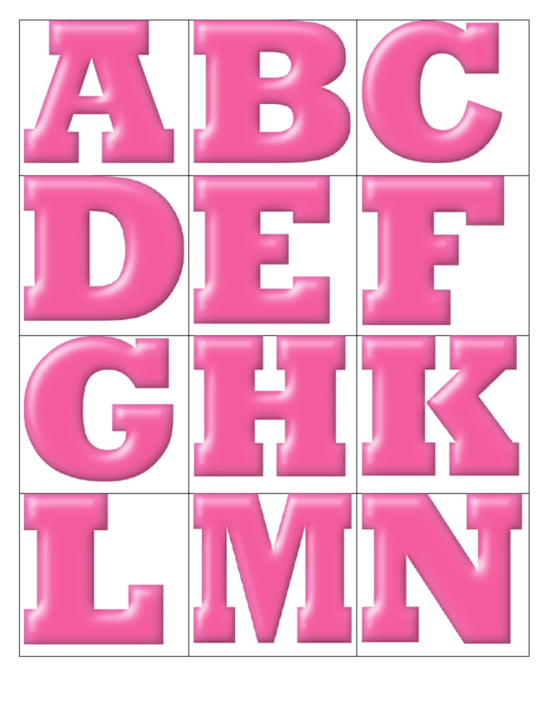 Letras Rosa | PDF