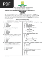 Technical Drawing Yr 12 (Obj & GEO) Mock 2 2022