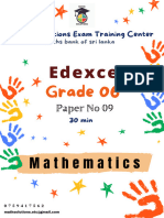 Edexcel Primary Paper No 09
