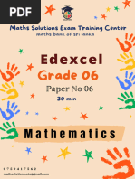 Year 6 Mathematics Exam Paper 2023 | PDF