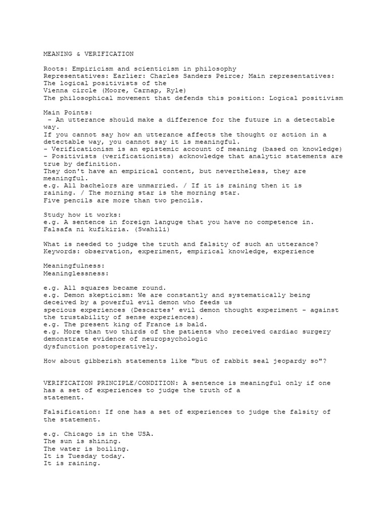 Week 6 Notes | PDF | Epistemology Of Science | Cognitive Science