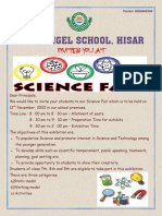 Details of Science Fair Invitation