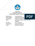 RPP Menerapkan Model Sistem Berorientasi Obyek