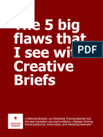 The 5 Big Flaws in Creative