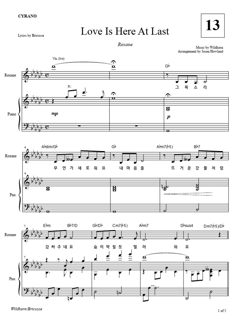 love is here at last pdf