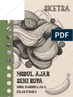 modul ajar seni rupa sketsa