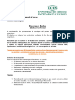 Segundo Examen Parcial Sistemas de Costos 2022 Tema 1