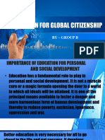 Education For Global Citizenship Clickk Here